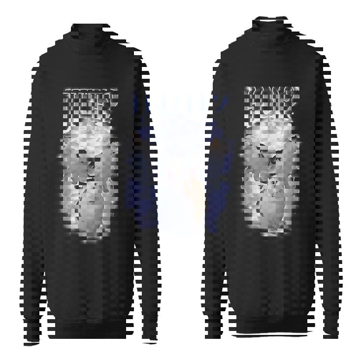 ハ゛ー キャット チョンキー ベンミーム 90年代 愚かな猫 特定 ダンク ミーム スウェットシャツ