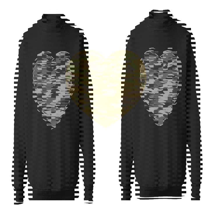 ハート迷彩服 レディース メンズ 迷彩 ミリタリー タクティカル スウェットシャツ