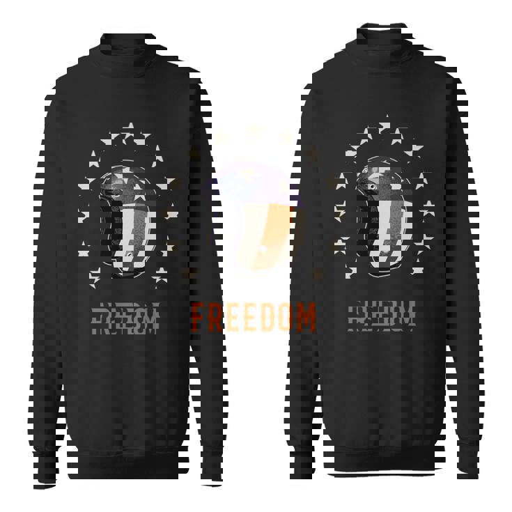 バイカー ヘルメット ライダー アメリカン ハーレー チョッパー バイク ジェット ヘルメット ツーリング イージー 長袖tシャツ スウェットシャツ