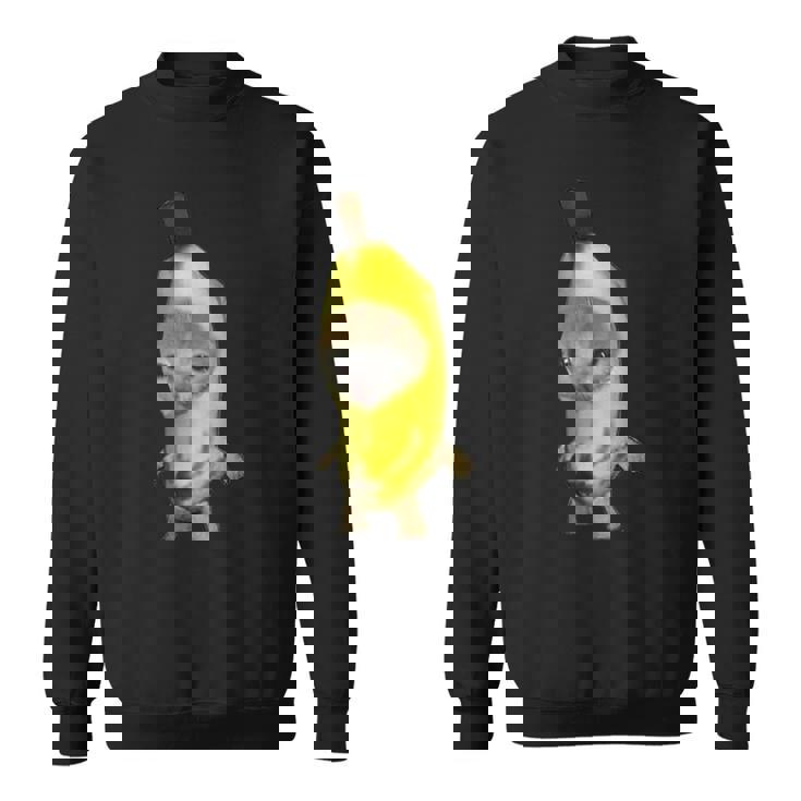 バナナキャット ファニーミーム スウェットシャツ