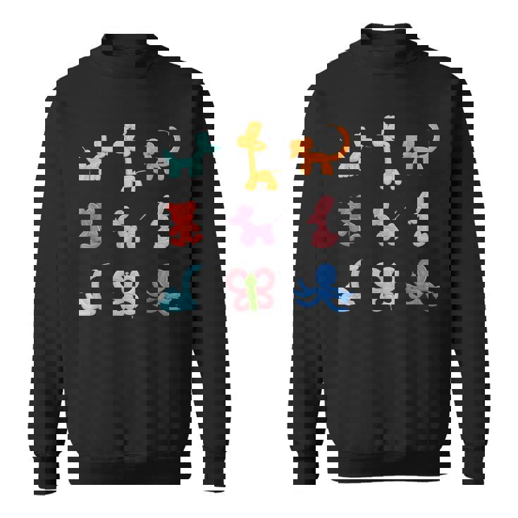 バルーンアート 動物 スウェットシャツ