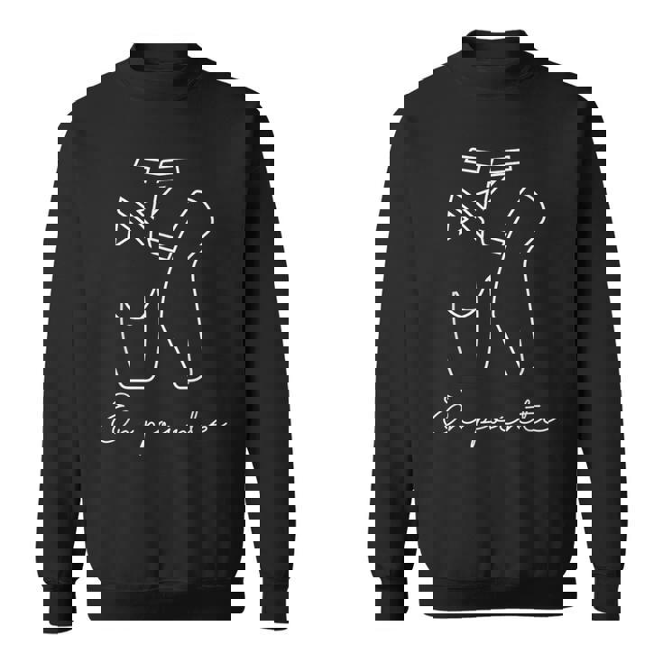 バレエトゥ ポアントシューズ バレエコア En Pointe スウェットシャツ