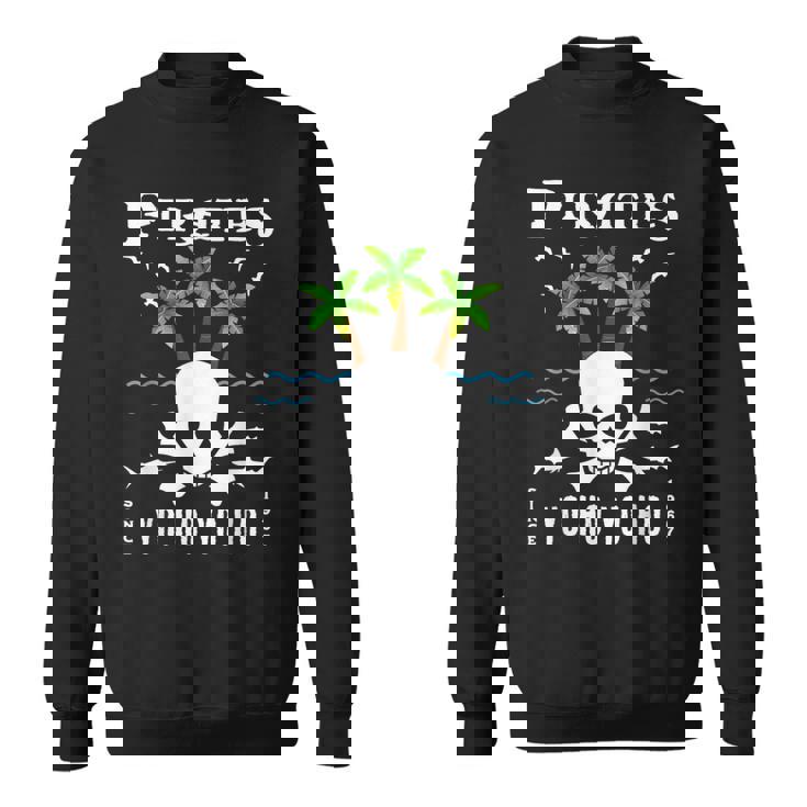 パイレーツ、カリビアン、ヨー・ホー・ヨー・ホ、スカル、テーマパーク、ライド スウェットシャツ