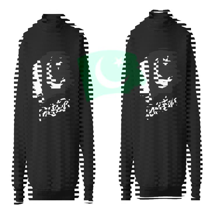 パキスタンの旗パキスタン 長袖tシャツ スウェットシャツ