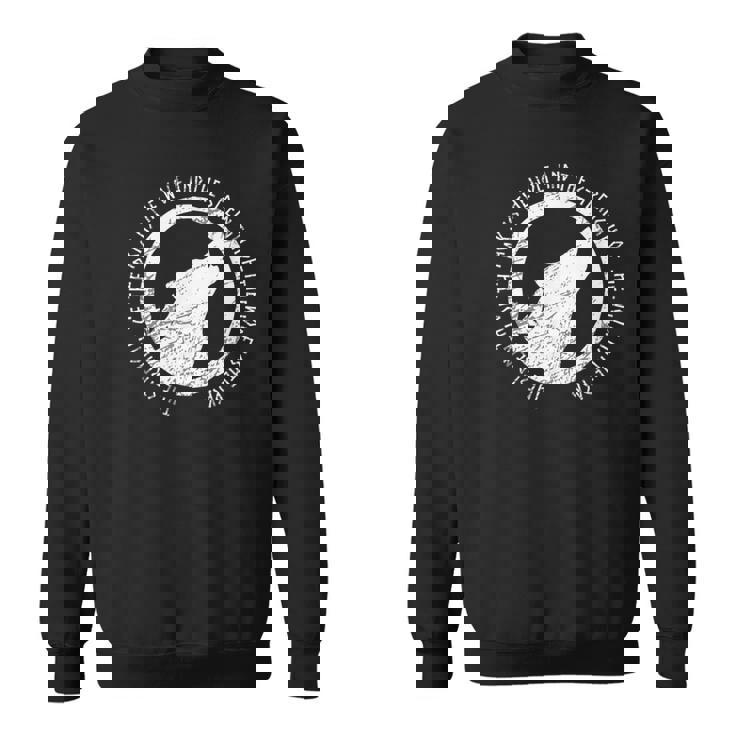 パックの強みはウルフ・キンドレッド・ウルフ・パック・スクワッド スウェットシャツ