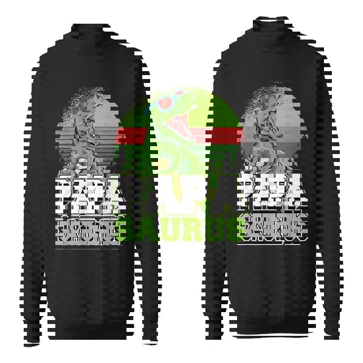 メンズ パパサウルス 恐竜 パパザウルス 父 誕生 誕生日 スウェットシャツ