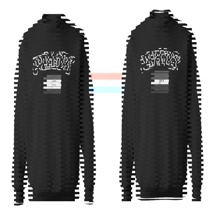 パラグアイ国旗 ヴィンテージ アンティーク調 レトロ ヘリテージデザイン スウェットシャツ