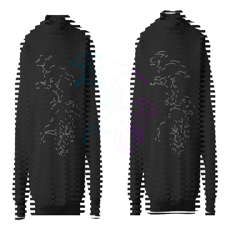 パラサウロロフィーニ ハドロサウルダエ 恐竜 パラサウロロフス スウェットシャツ