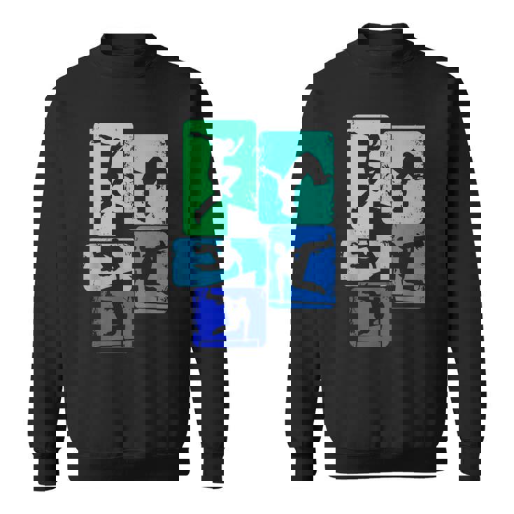 パルクールトレーサーフリーランナーフリーランニングキッズボーイズメンズ スウェットシャツ