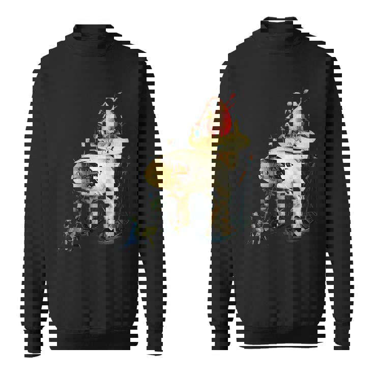 ヒエロニムス ボッシュ ディテール 地上の喜びの庭 スウェットシャツ