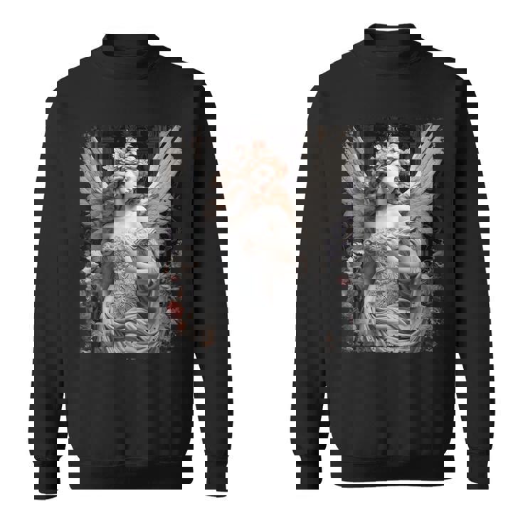 ヒップホップ Y2k ヴィンテージ ヒップスター エッジの効いたアーバン ストリートウェア エンジェル 長袖tシャツ スウェットシャツ