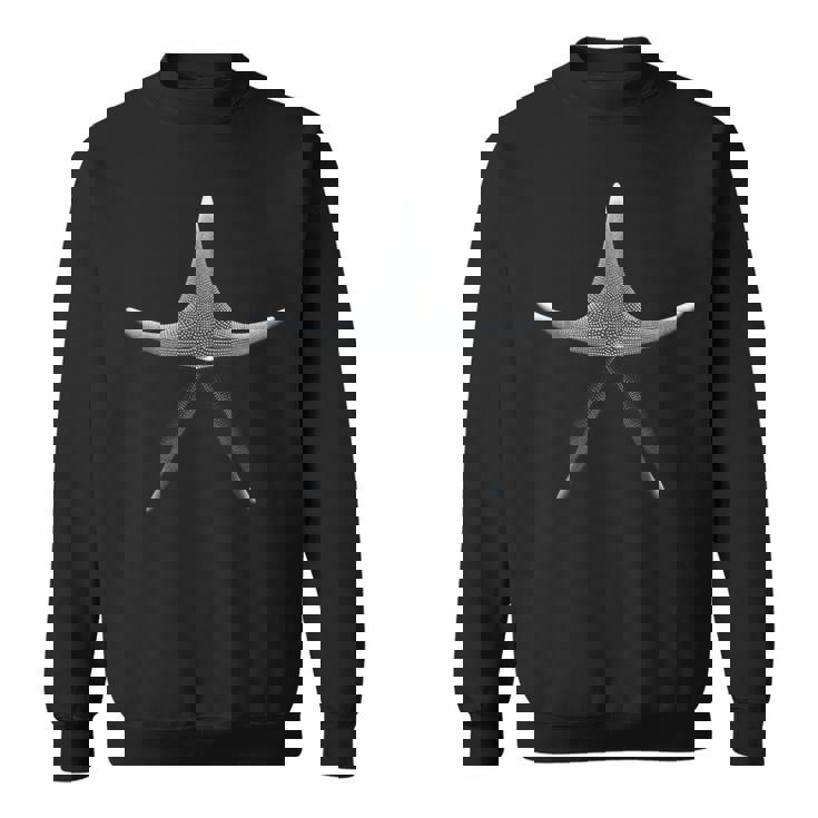 ヒトデ 動物 ドローイング アート ヒトデ スウェットシャツ