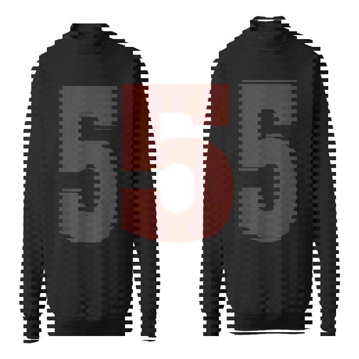 ビッグマルーン カラー ダークレッド ナンバー5 5 スウェットシャツ