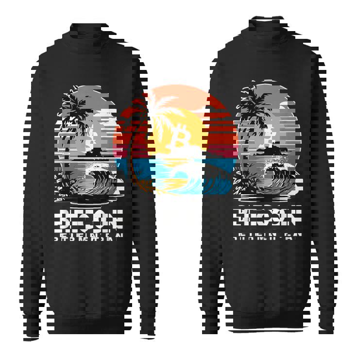 ビットコイン退職プラン Btc暗号取引 暗号通貨 スウェットシャツ