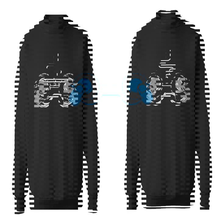 ビデオゲームコントローラー おもしろおっぱい ゲーマー スウェットシャツ