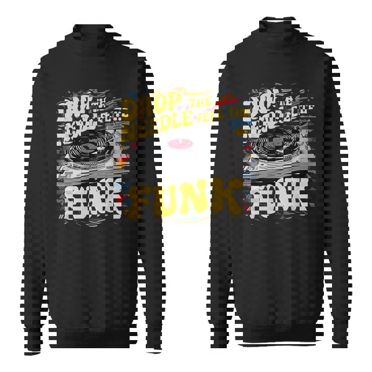 ビニールファンキー音楽愛好家 面白いファンクコスチューム スウェットシャツ