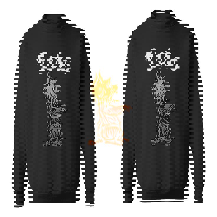 ビンテージtoto The Dog シャツアート -Toto Oz 魔法使い Toto 長袖tシャツ スウェットシャツ