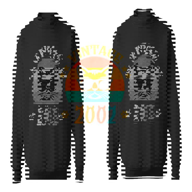 ビンテージファニーキャットシャツ 誕生日プレゼント 2002 メンズ レディース 23歳 スウェットシャツ