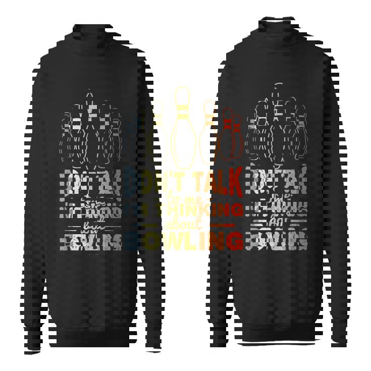 ビンテージボウリングジョークボウリングスポーツ スウェットシャツ