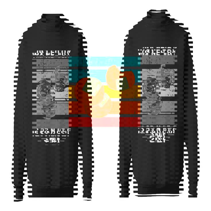 ビンテージ今日必要なのはたくさんのおせんべい スウェットシャツ