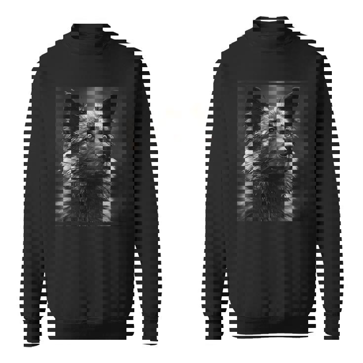 ビンテージ秋田犬 シネマティック写真 スウェットシャツ