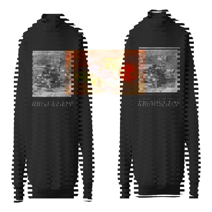 ピエール・オーギュスト・ルノワール作 ザクロとイチジク スウェットシャツ