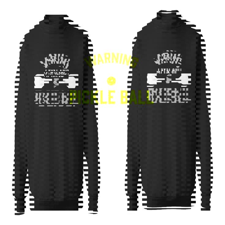 ピクルスボール 警告 面白い スウェットシャツ