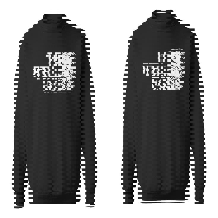 ピットブルフェイス ファニー ドッグ ピットブル スウェットシャツ