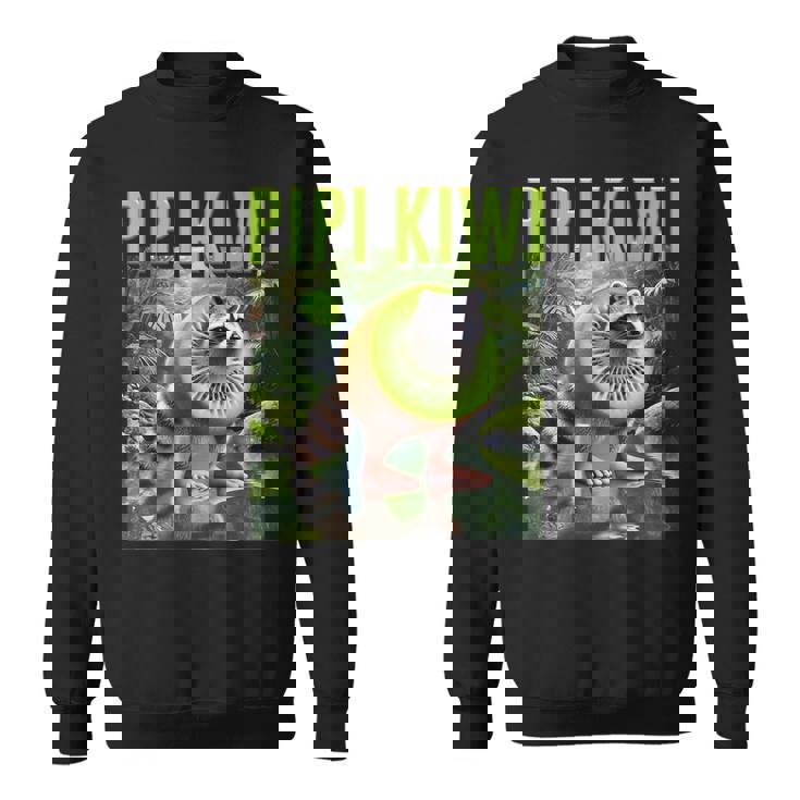 ピピ キウイ アライグマ Ai モンスター イタリアン ブレイン ロット ボーイ ミーム ジョーク スウェットシャツ