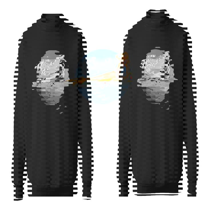 ピンアップww2 B-17爆弾空軍ヴィンテージ スウェットシャツ