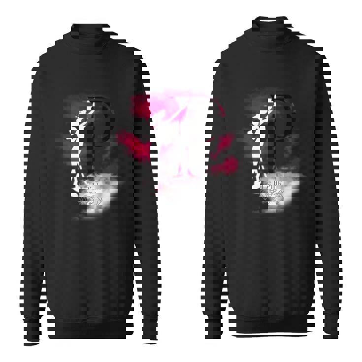 ピンクパンサー ル ピンクシルエット 霧の中 長袖tシャツ スウェットシャツ