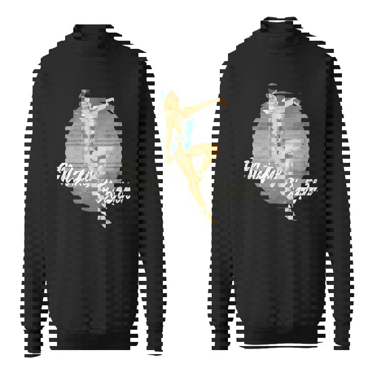 ピンナップガールww2「マイティエイツ」レトロヴィンテージ スウェットシャツ