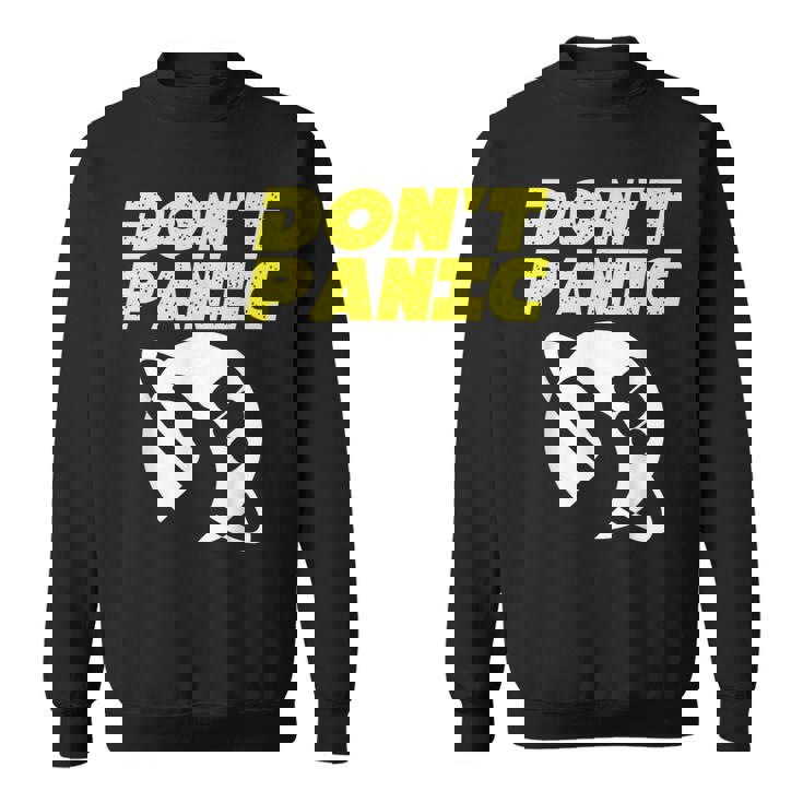 ファンアート ヒッチカーの銀河ガイド ドントパニック スウェットシャツ