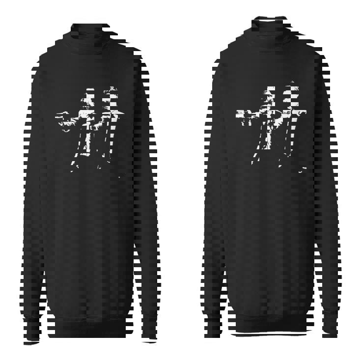 フィロソフィクション ニーチェ＆マルクス 哲学者映画パロディ スウェットシャツ