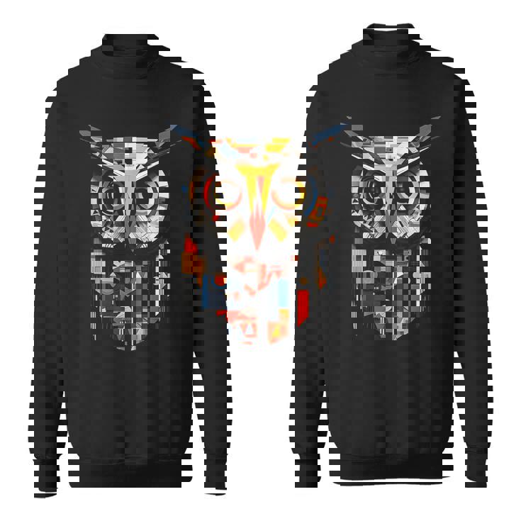 フクロウの恋人のアートワーク スウェットシャツ