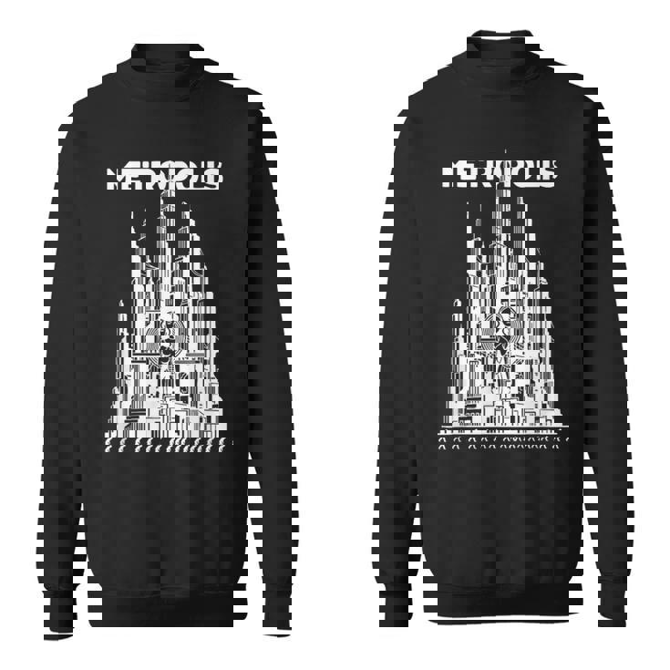 フリッツ・ラングのメトロポリス サイレントsfクラシック スウェットシャツ