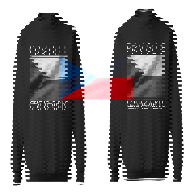 プラハtシャツ 素敵なチェコ共和国の国旗 お土産 スウェットシャツ