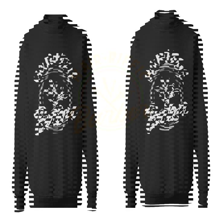 ヘアリフィク理容師美容室・ヘアサロン・美容師 スウェットシャツ