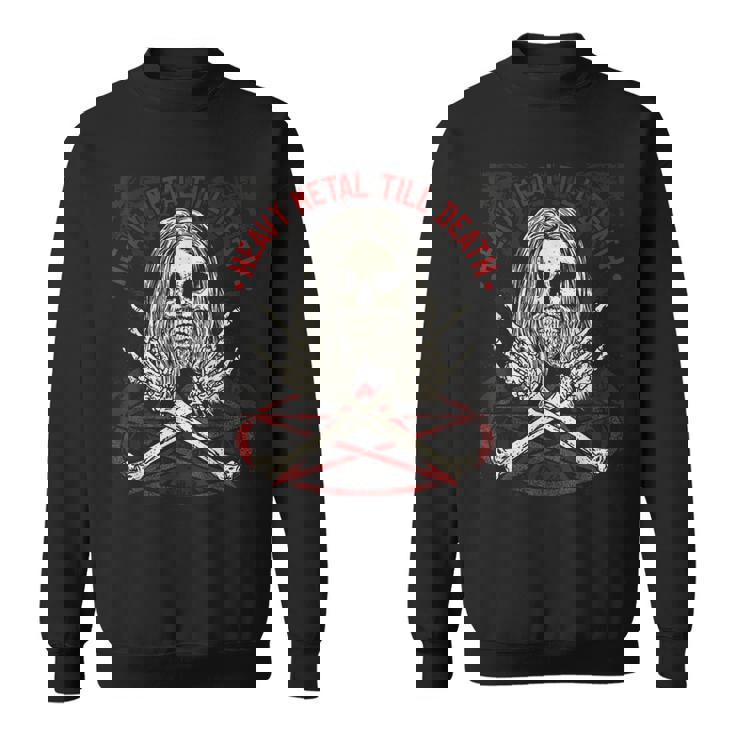 ヘビーメタル ロック・メタルヘッド スウェットシャツ