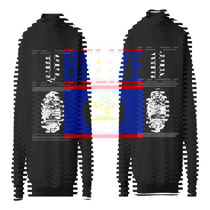ベリーズ ベリーズの国旗 スウェットシャツ
