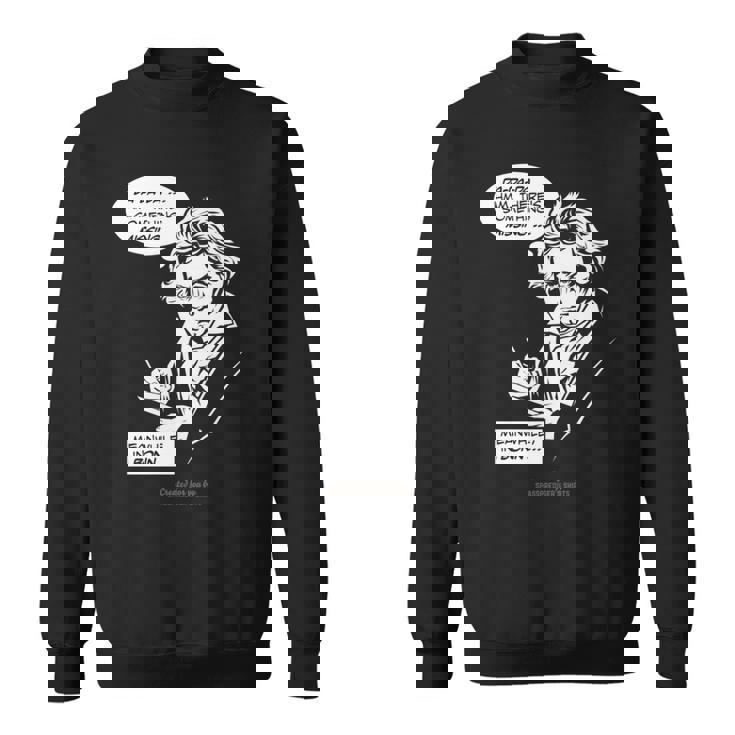 ベートーヴェン デザイン 第5交響曲 ダ、ダ、ダ ベートーヴェン 長袖tシャツ スウェットシャツ