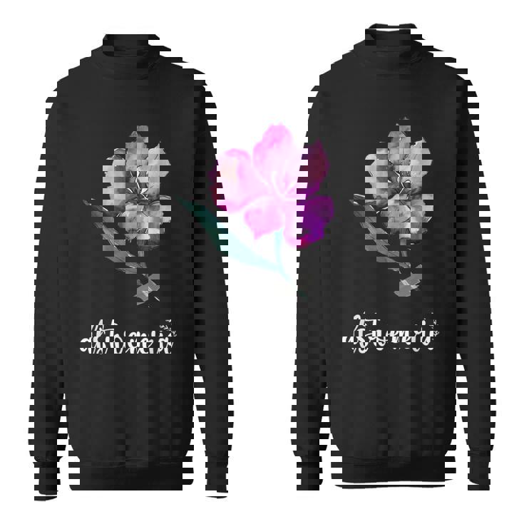 ペルー百合が大好きなアルストロメリアフラワー ピンク 2023 スウェットシャツ