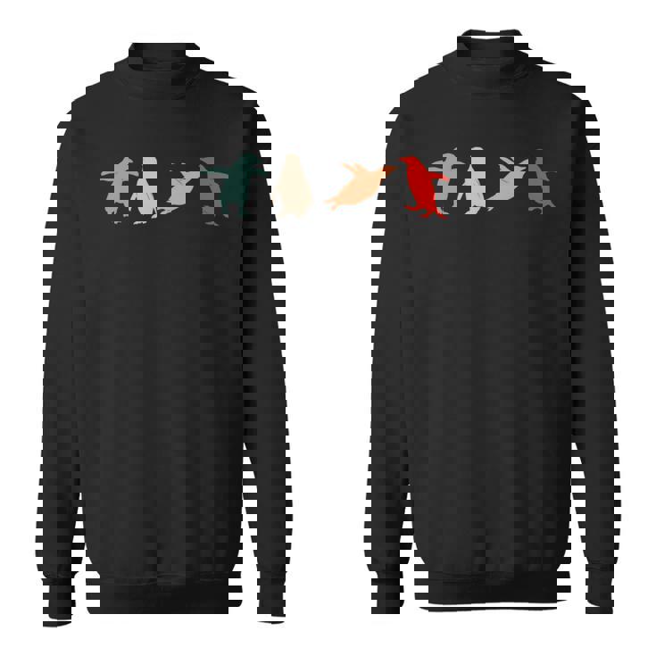 ペンギンペンギン アニマルラバーズ レトロペンギン 長袖tシャツ スウェットシャツ