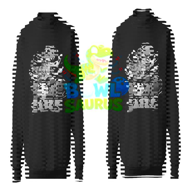 ボウリング 恐竜 Tレックス キュート グラフィック キッズ 幼児 男の子 ボウラー スウェットシャツ