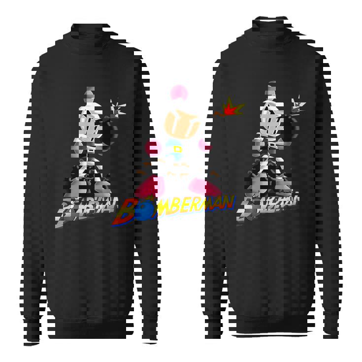 ボンバーマン 爆撃 爆破 レトロ ゲーマー ノスタルジア クラシック スウェットシャツ