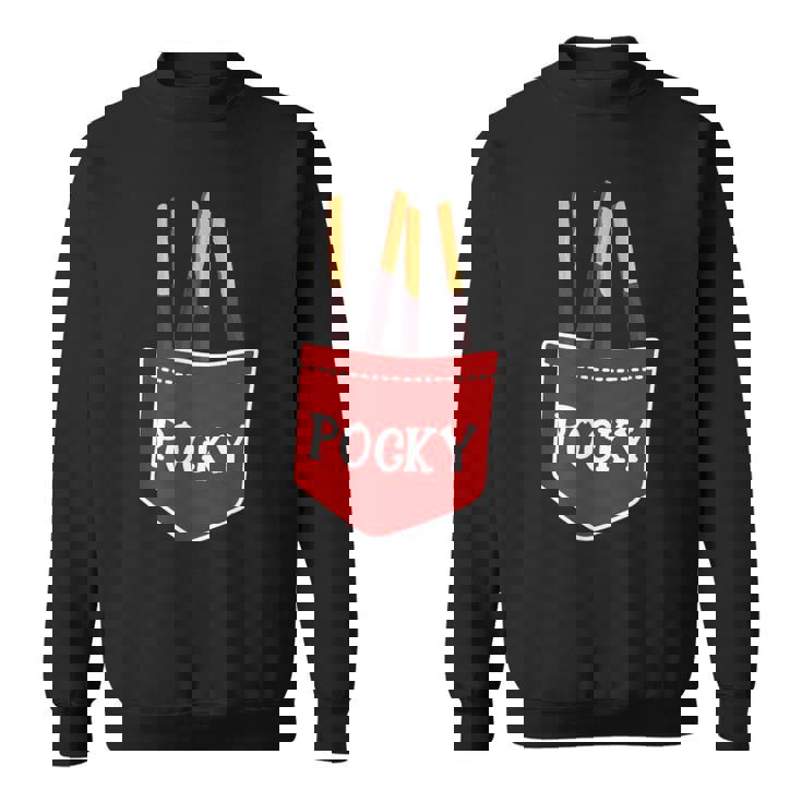 ポッキーポケット チョコレート ジャパン デザート 楽しいギフト スウェットシャツ