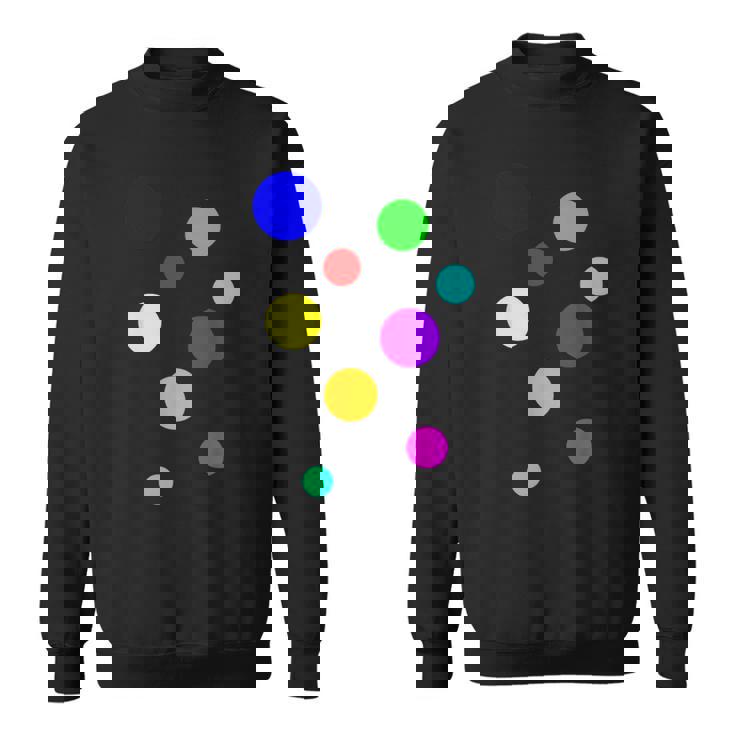 ポップ Dots カラフルドット 水玉【Pop】模様プリント アート おしゃれ スウェットシャツ