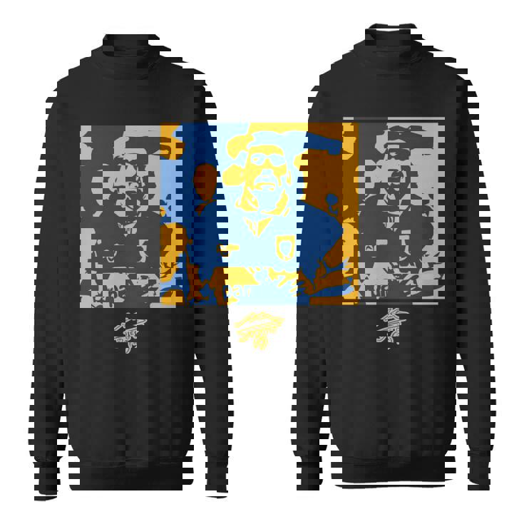 マラドーナボカアブストラクト 長袖tシャツ スウェットシャツ