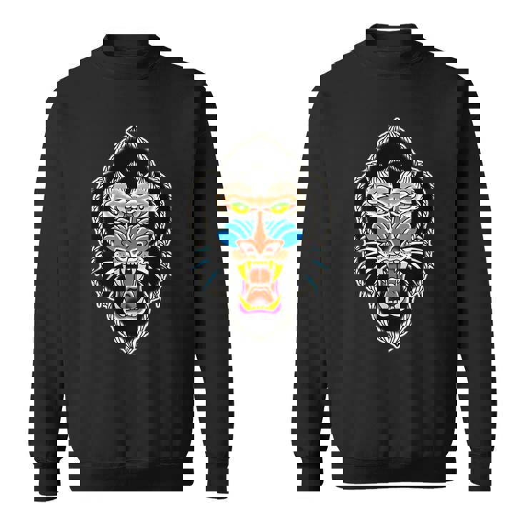 マンドリルモンキー 長袖tシャツ スウェットシャツ