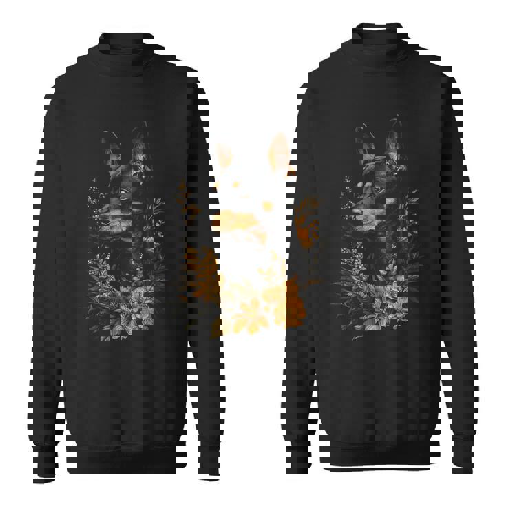 ミニチュアピンシャー 犬モチーフ ペットアート ミニチュアピンシャー スウェットシャツ